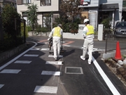 道路舗装修繕及びライン